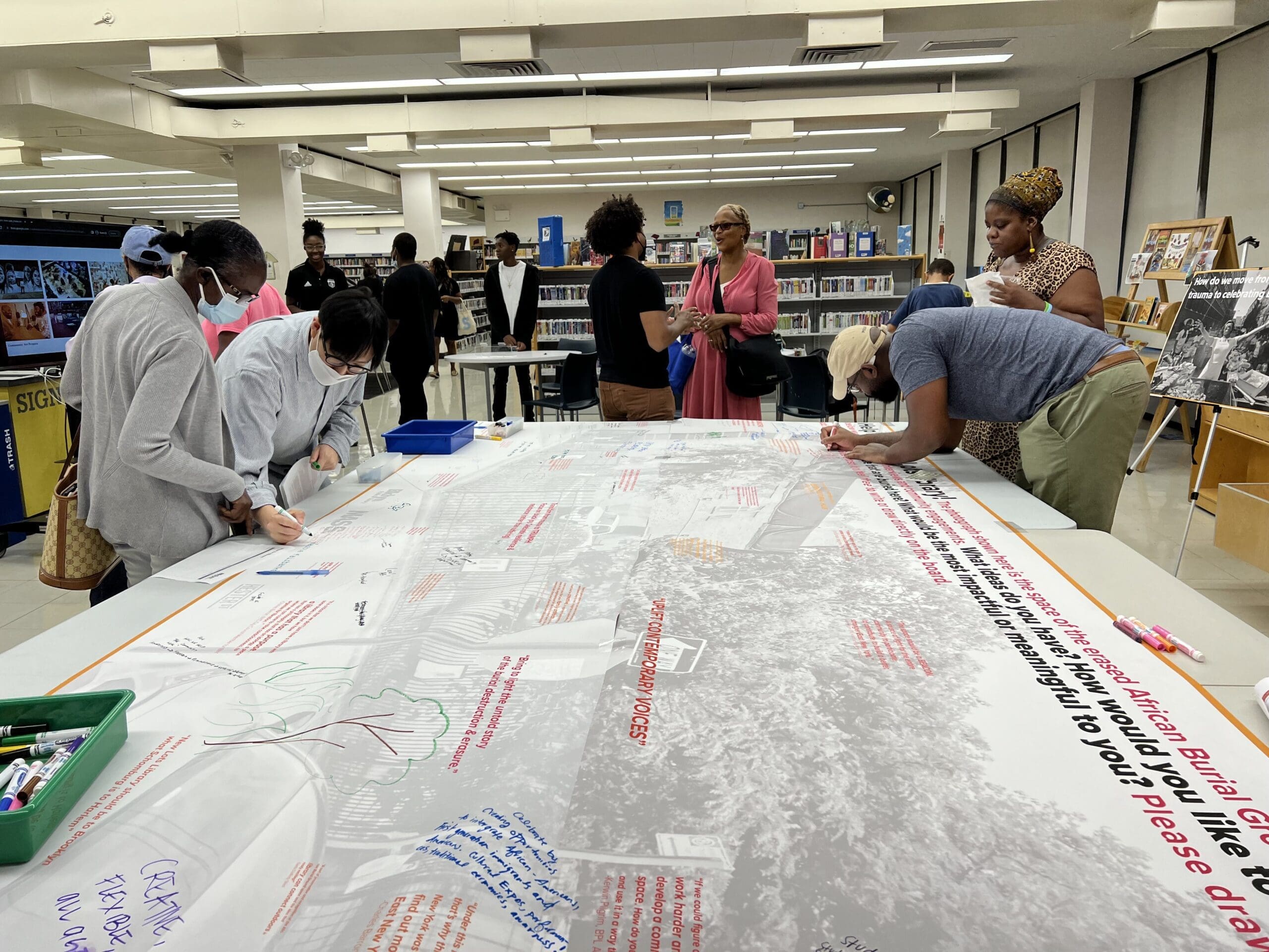 Community Engagement Sessions for New Lots Library in Brooklyn, NY
